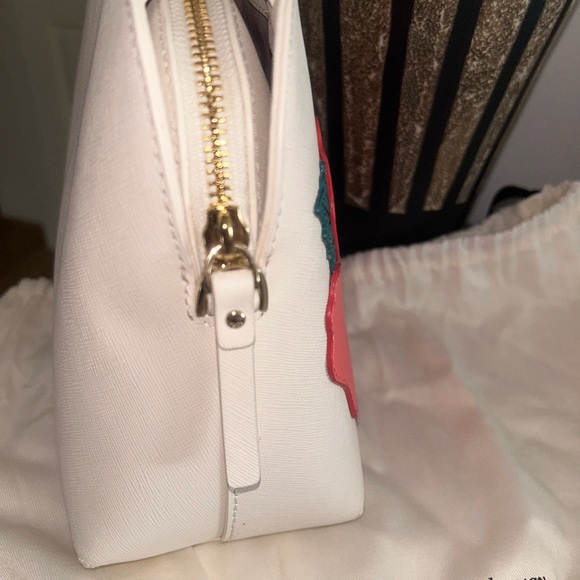 Kate Spade White and Pink Floral Women's Bag - Picture 7 of 9